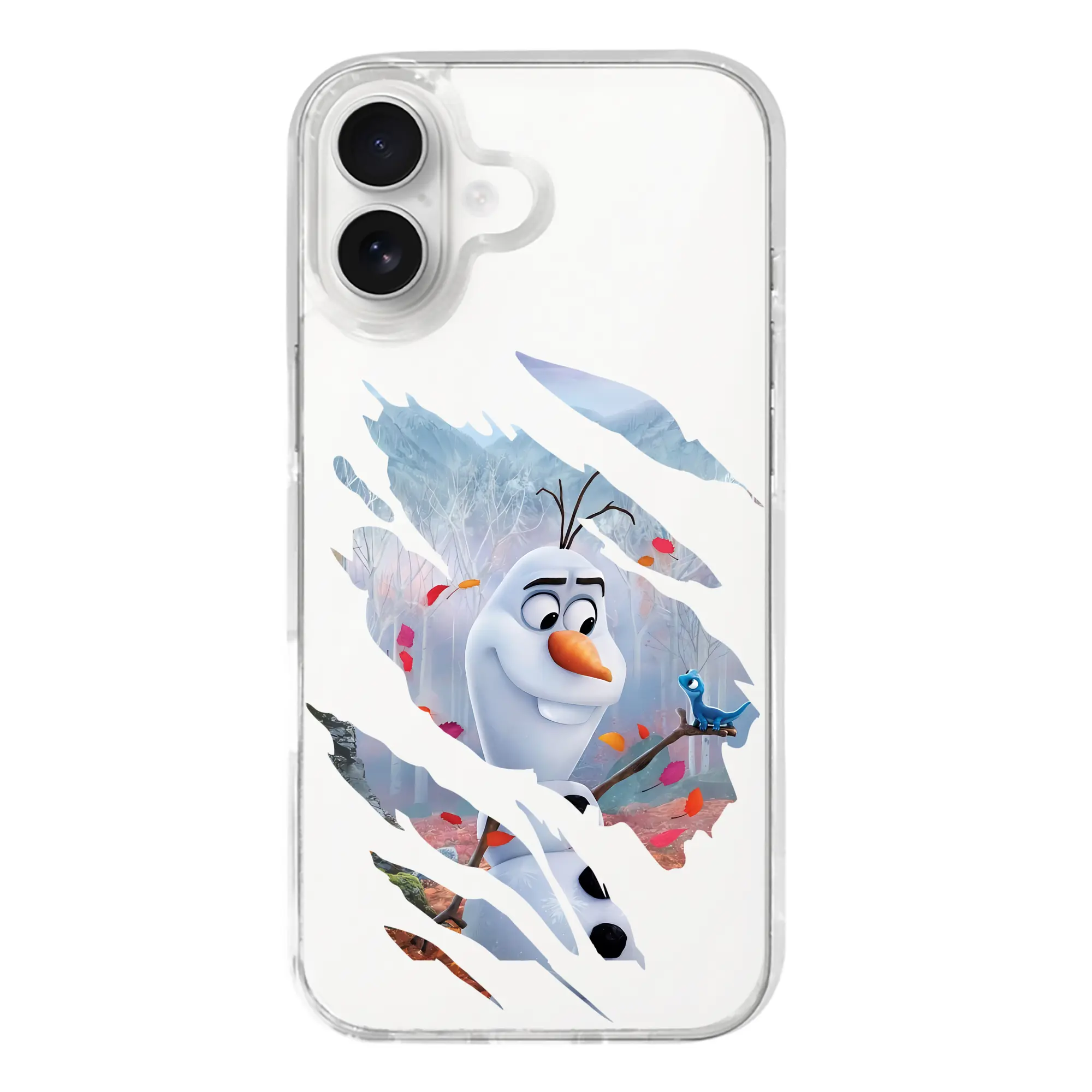 アナと雪の女王(Frozen) グッズ オラフ(Olaf) - iPhone 17シリーズ 透明スマホケース – 薄型・耐衝撃・精密フィット保護カバー